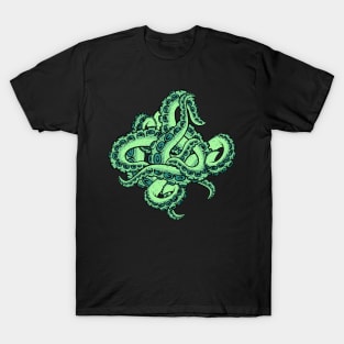 Green Tentacle Mess T-Shirt